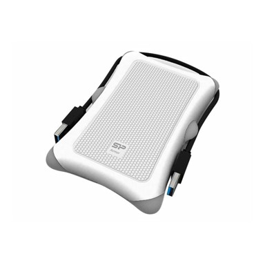 SILICON POWER Vanjsko kućište A30, za 2.5" SATA HDD, USB 3.0, anti-shock, bijelo